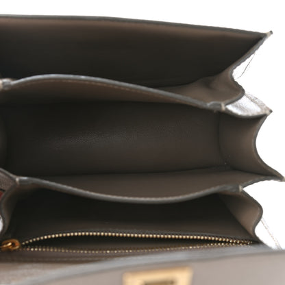 Celine Liege Calfskin Small Classic Box Flap Bag Taupe 5 of 9