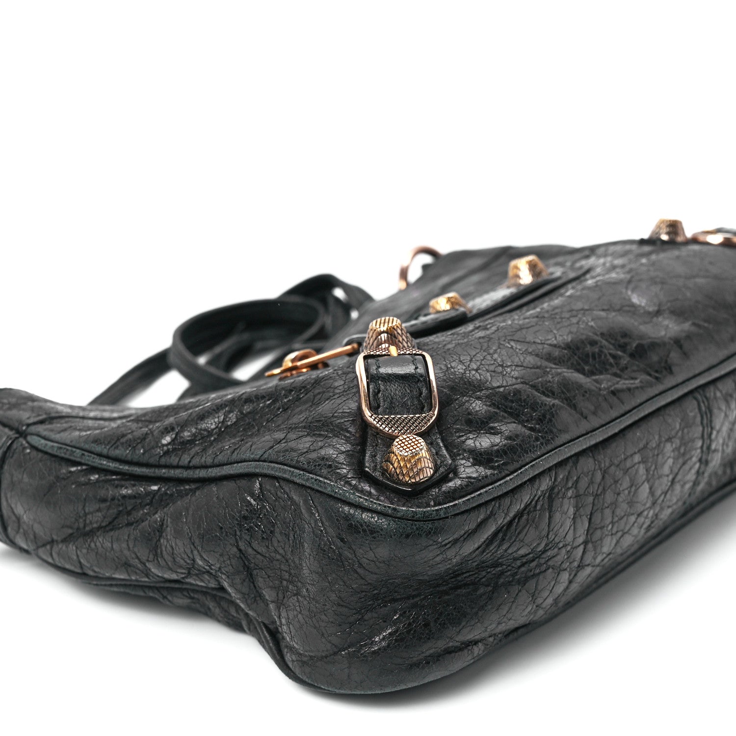 Balenciaga Agneau Giant 12 Rose Gold Hardware Hip Black 10 of 11