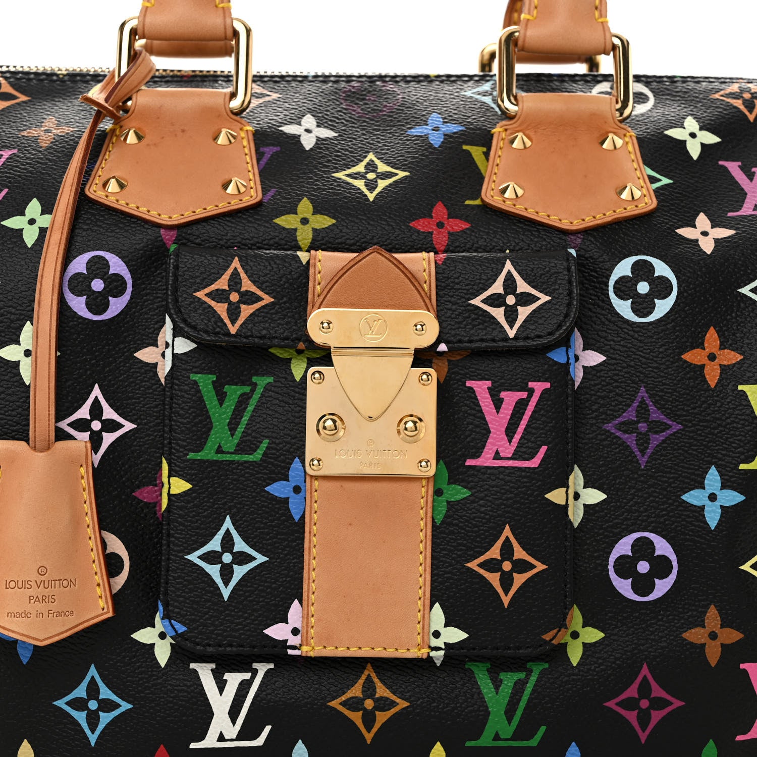 Louis Vuitton Monogram Multicolor Speedy 30 Black 7 of 11