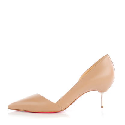 Christian Louboutin Nappa Newton 70 Pumps 37.5 Beige 1 of 8