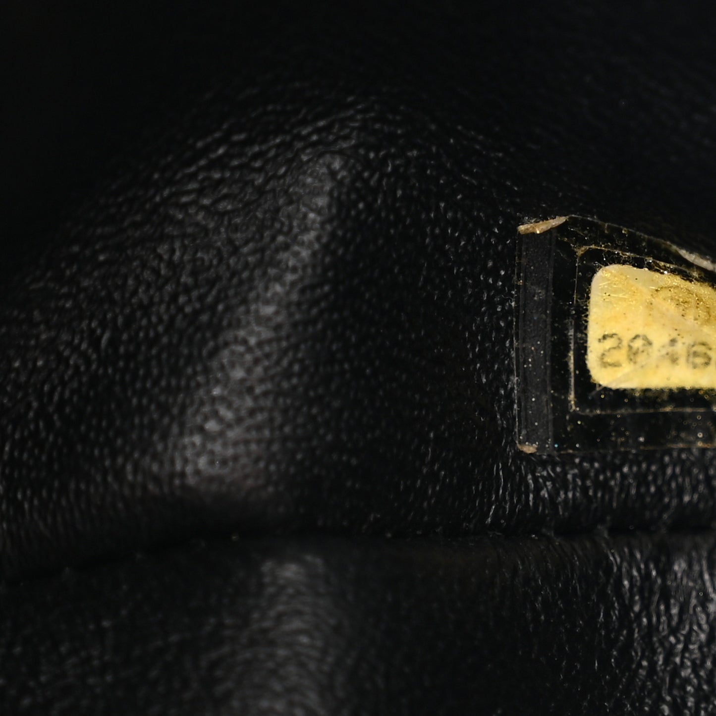 Caviar Quilted Mini Square Flap Dark Charcoal