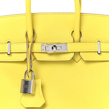 Hermes Swift Birkin 25 Lime 8 of 12