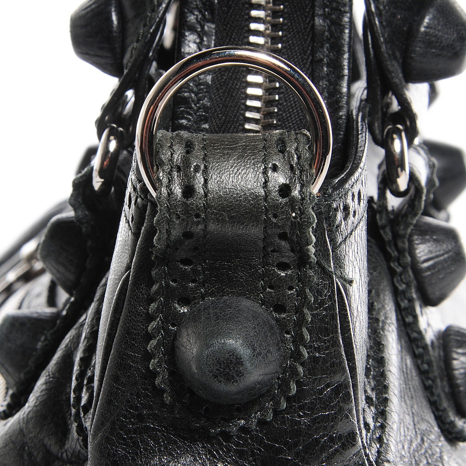 Balenciaga Agneau Giant Brogues Hardware Velo Velo Black 13 of 15