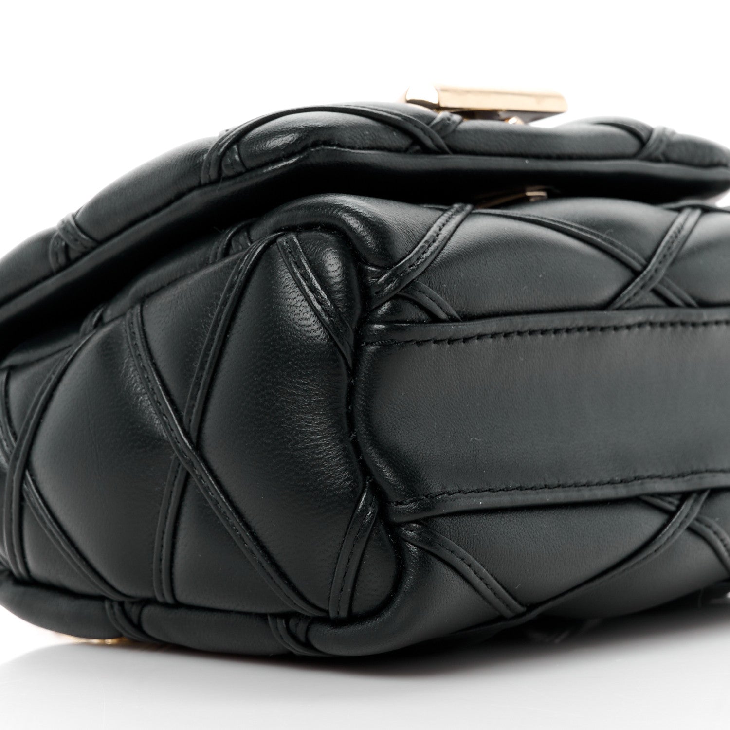 Louis Vuitton Lambskin Malletage Pico GO-14 Black 9 of 11