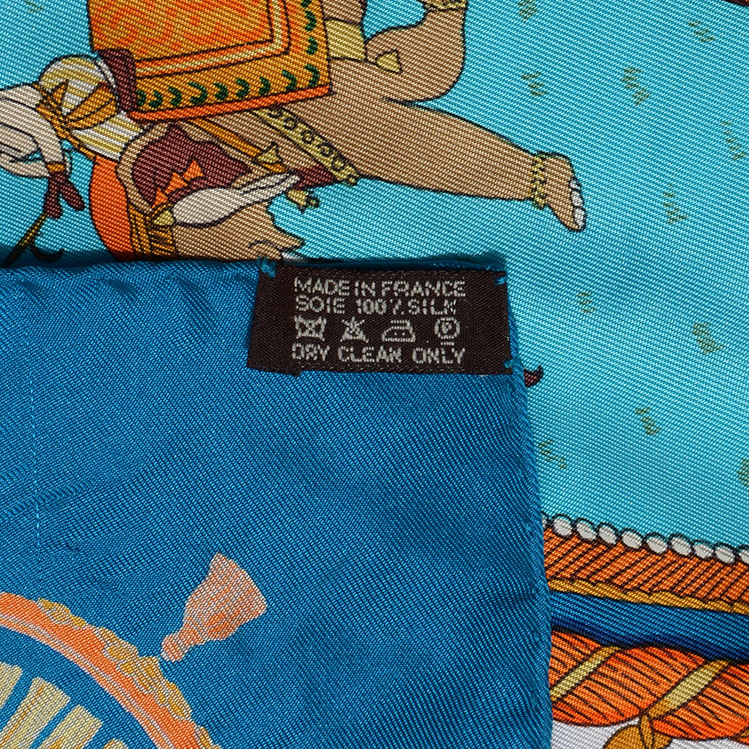 Hermes Silk Caparacons De La France Et De L'inde Scarf 90 5 of 5