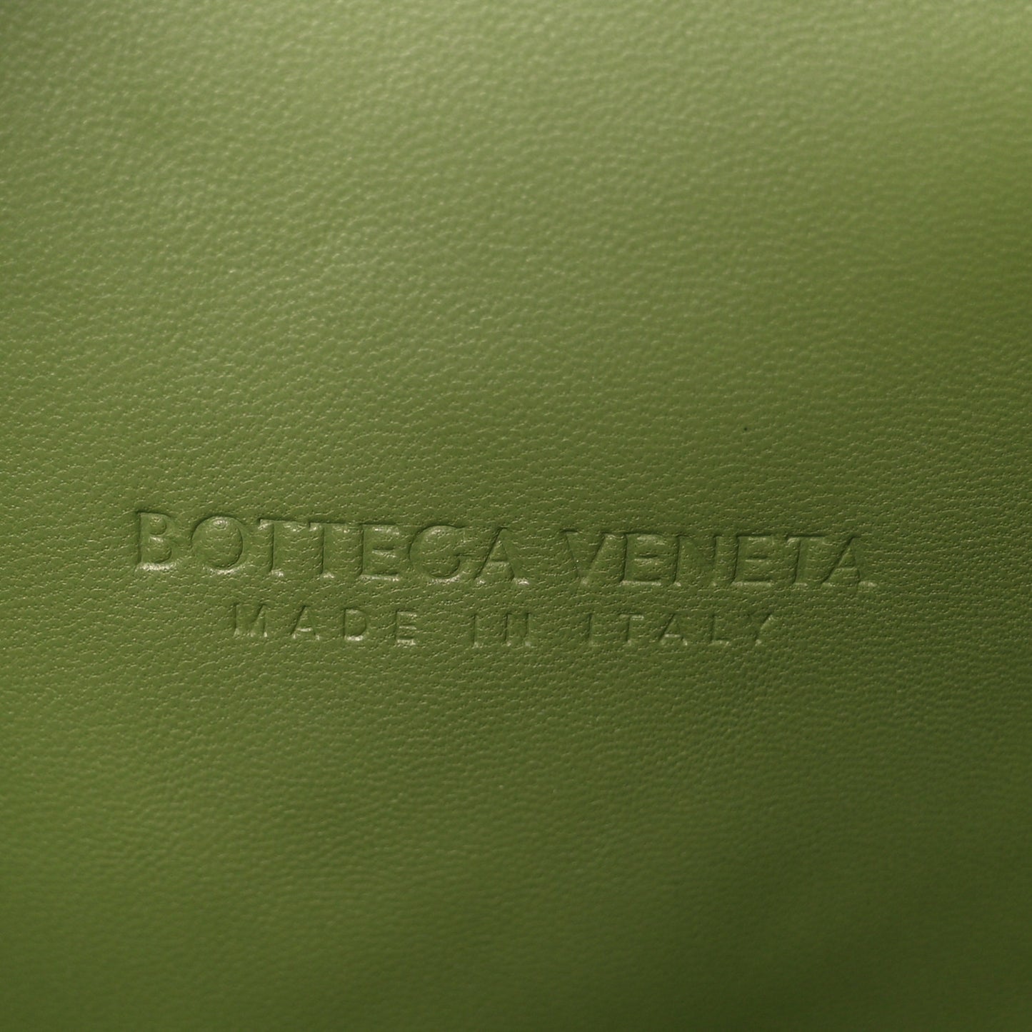 Nappa Intrecciato Small The Lauren 1980 Clutch With Chain Matcha