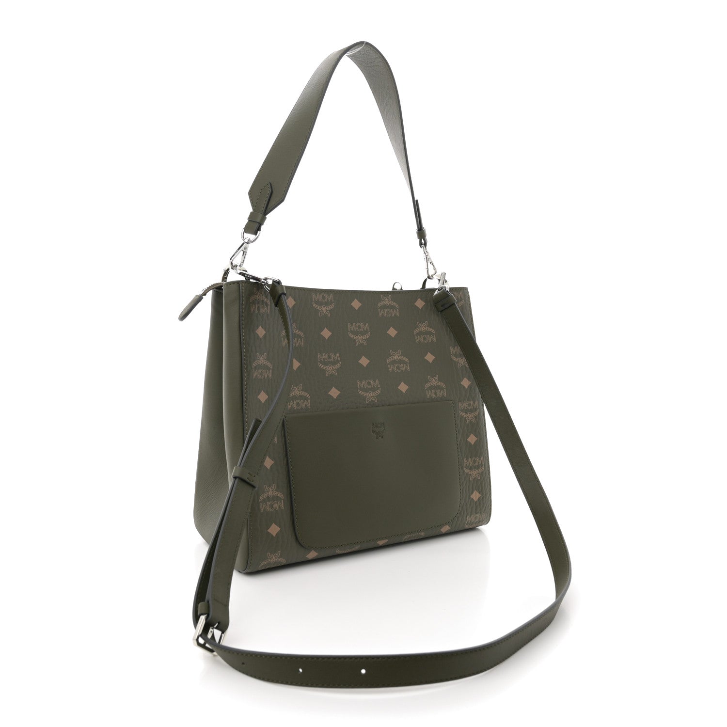 MCM Visetos Medium Aren Hobo Sea Turtle 3 of 10