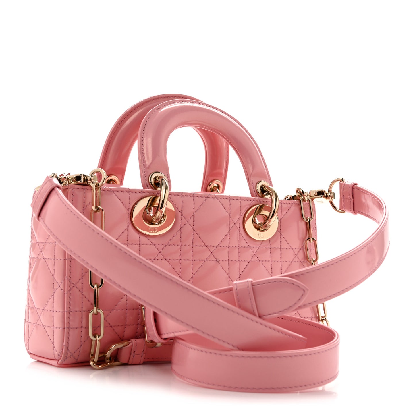Patent Cannage Small Lady D-Joy Pink