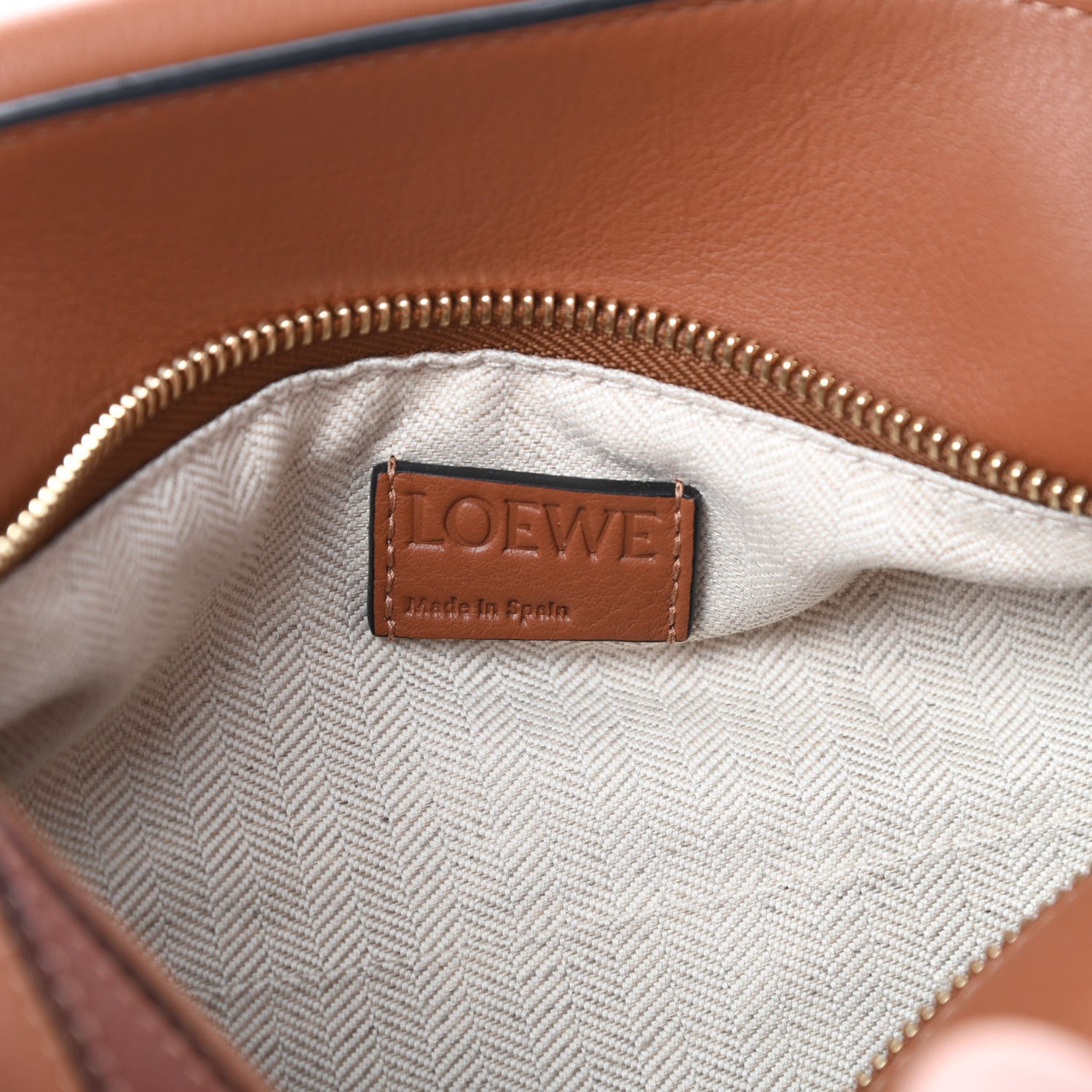 Loewe Calfskin Small Puzzle Bag Tan Medium Pink 6 of 10
