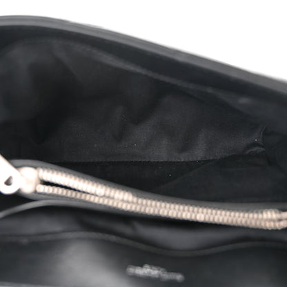 Saint Laurent Calfskin Y Quilted Monogram Small Loulou Chain Satchel Black 5 of 10