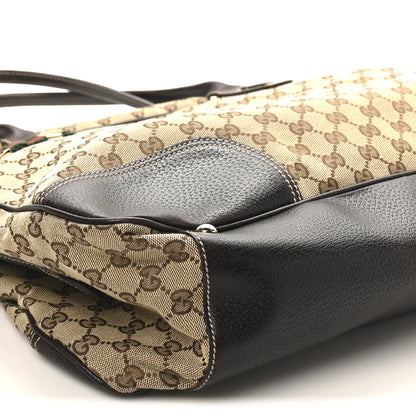 Gucci Monogram Large Princy Duffle Bag Dark Brown 9 of 10
