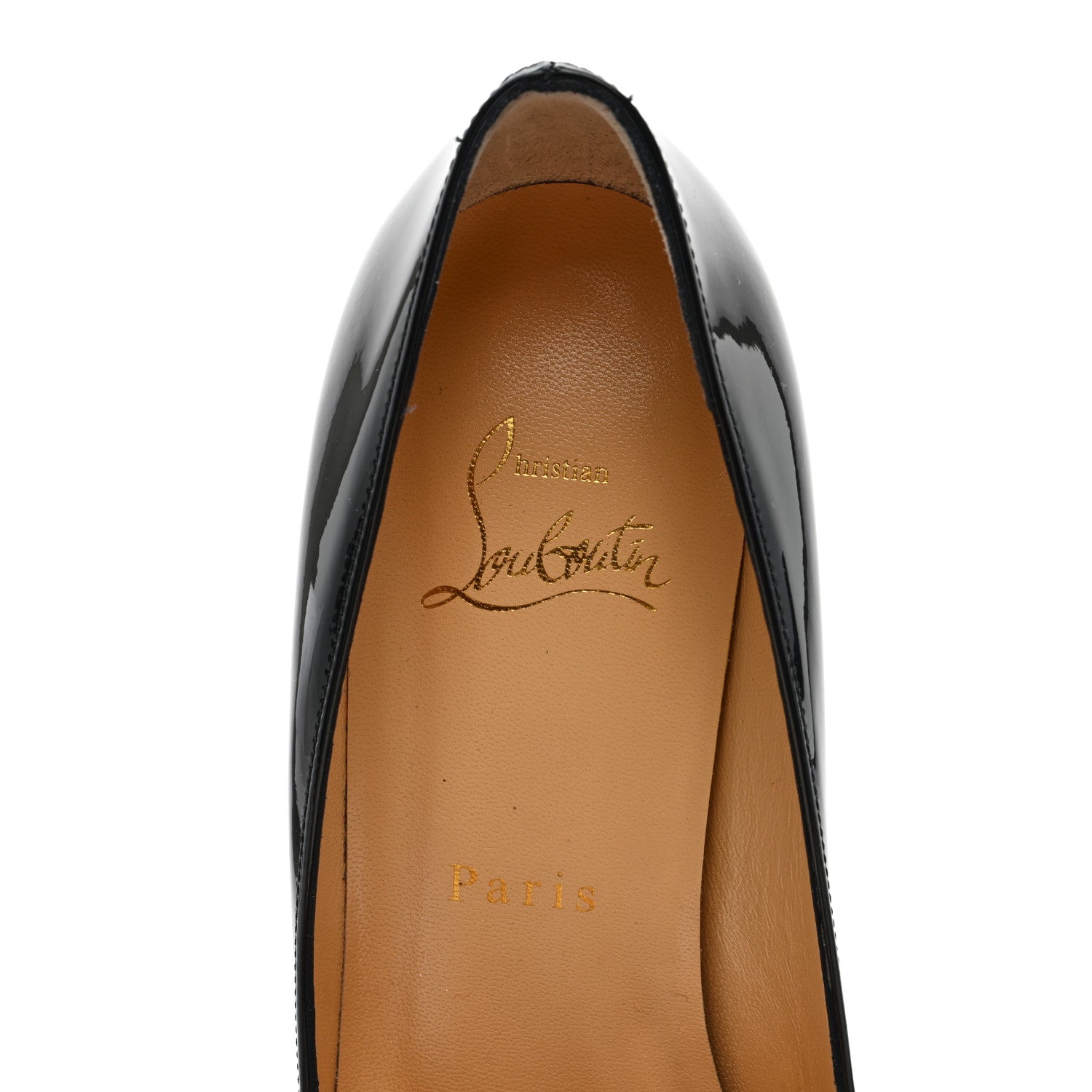 Christian Louboutin Patent Pigalle Follies 85 Pumps 36.5 Black 7 of 7
