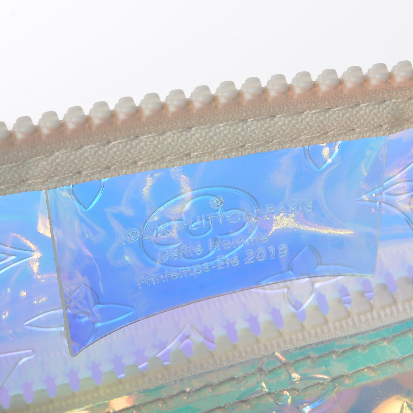 PVC Monogram Keepall Bandouliere 50 Iridescent Prism