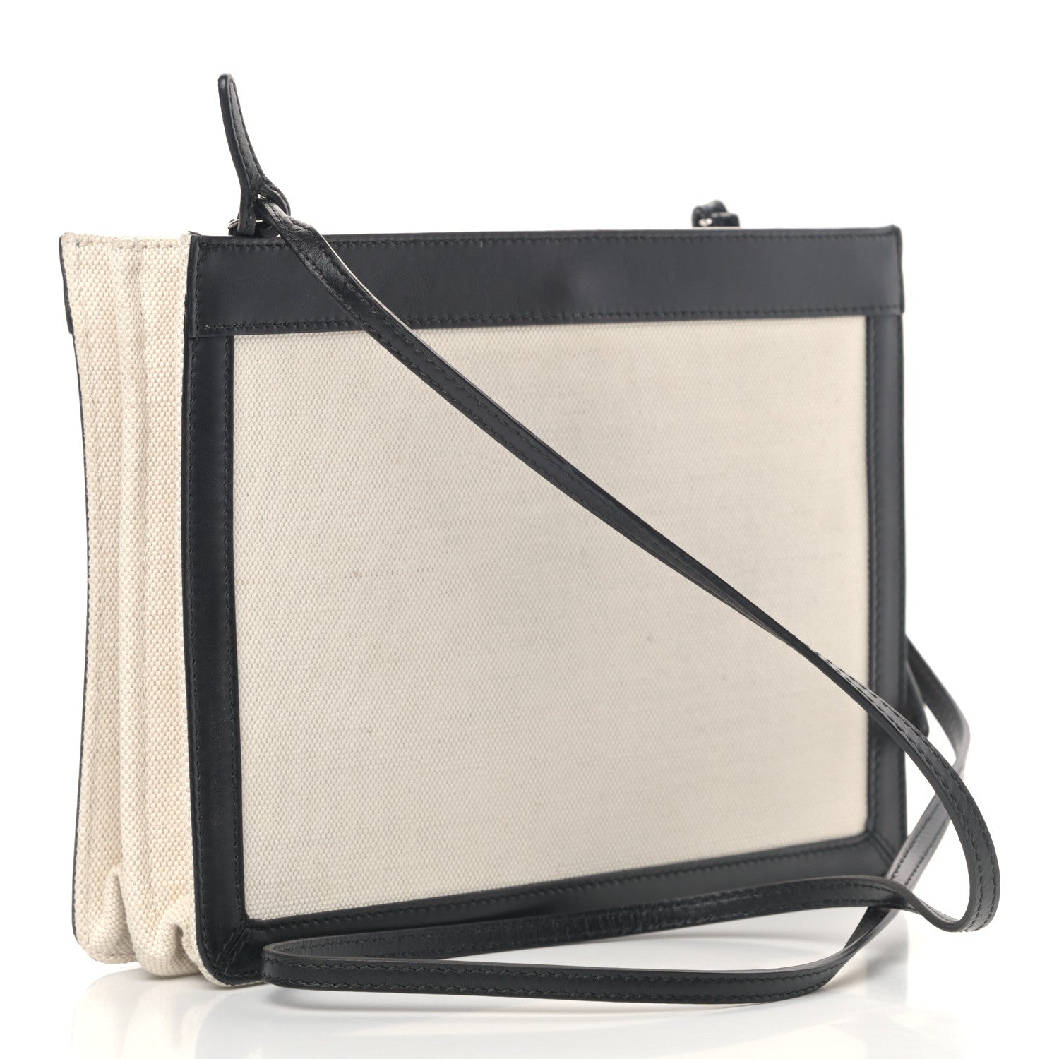 Balenciaga Cotton Canvas Pochette Crossbody Bag Black 2 of 10
