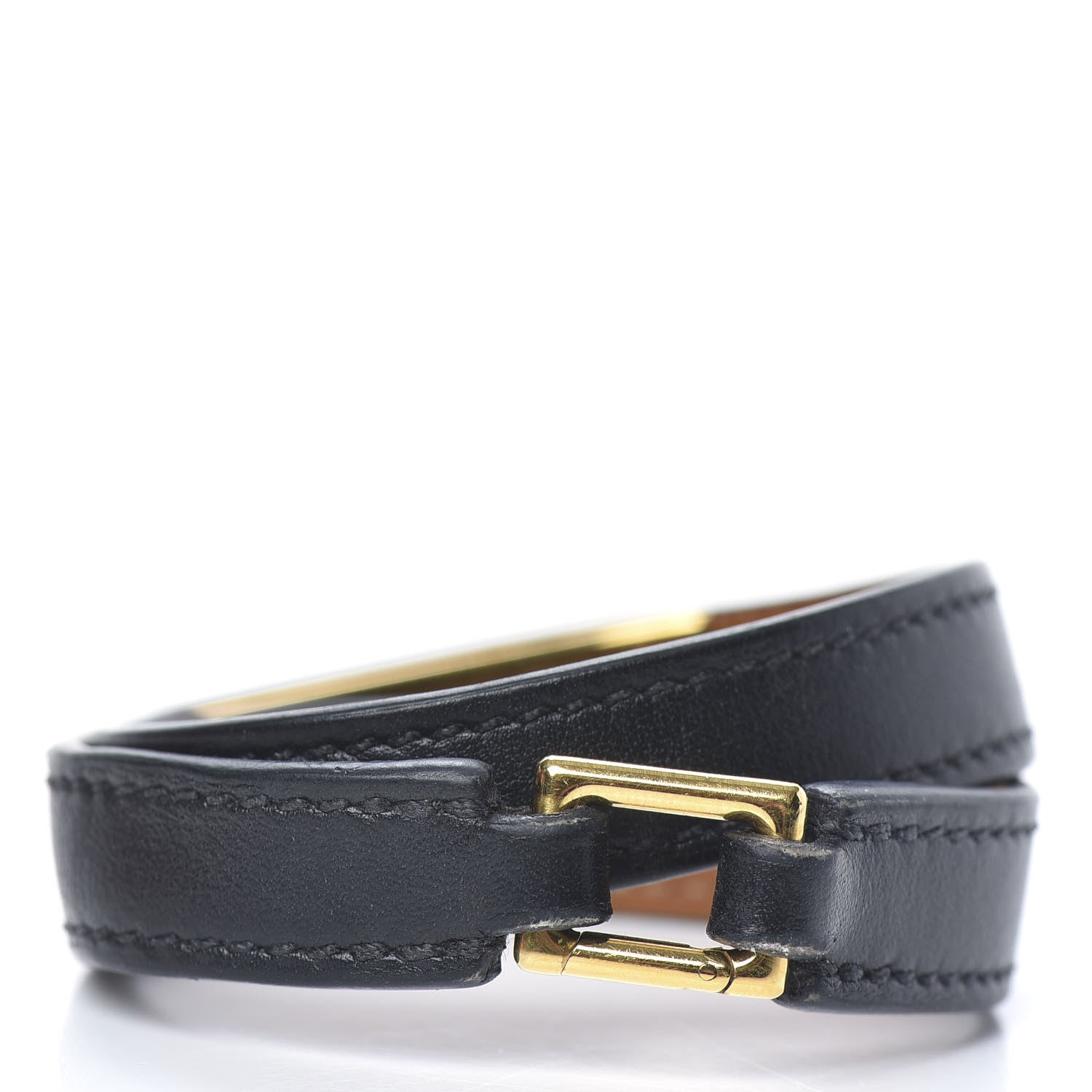 Hermes Chamonix Rivale Double Tour Bracelet XS Black 3 of 6