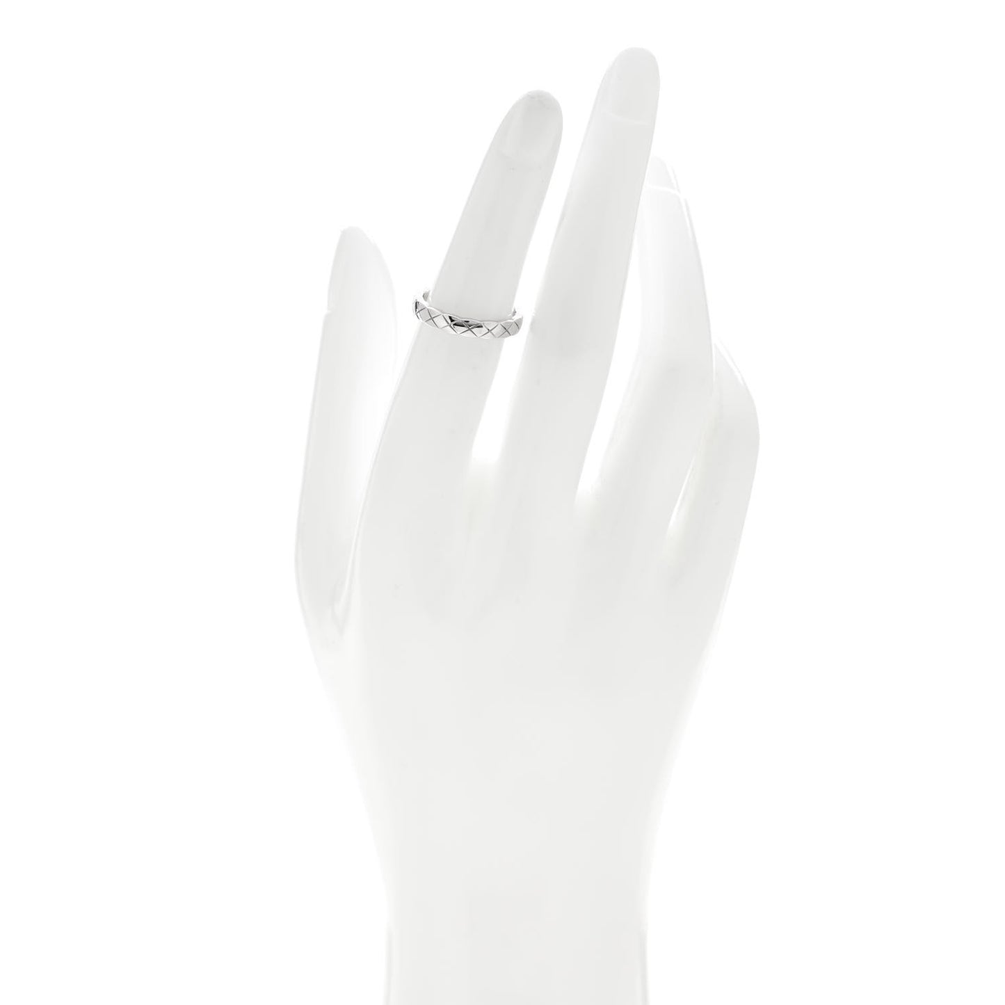 18K White Gold Mini Coco Crush Ring 50 5.25