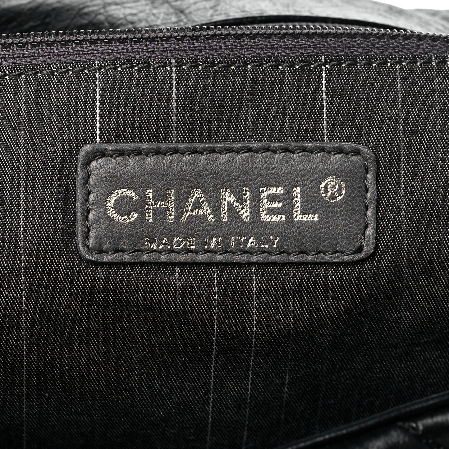 Lambskin In and Out XL Maxi Flap Black
