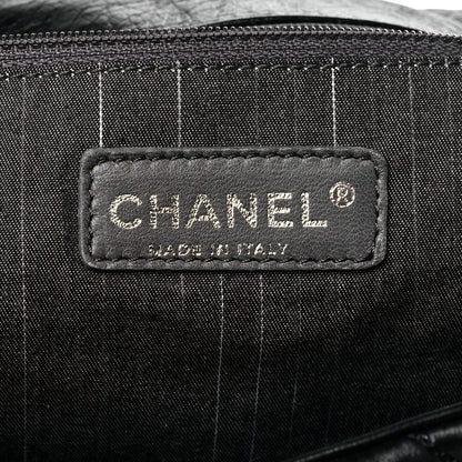 Chanel Lambskin In and Out XL Maxi Flap Black 5 of 20