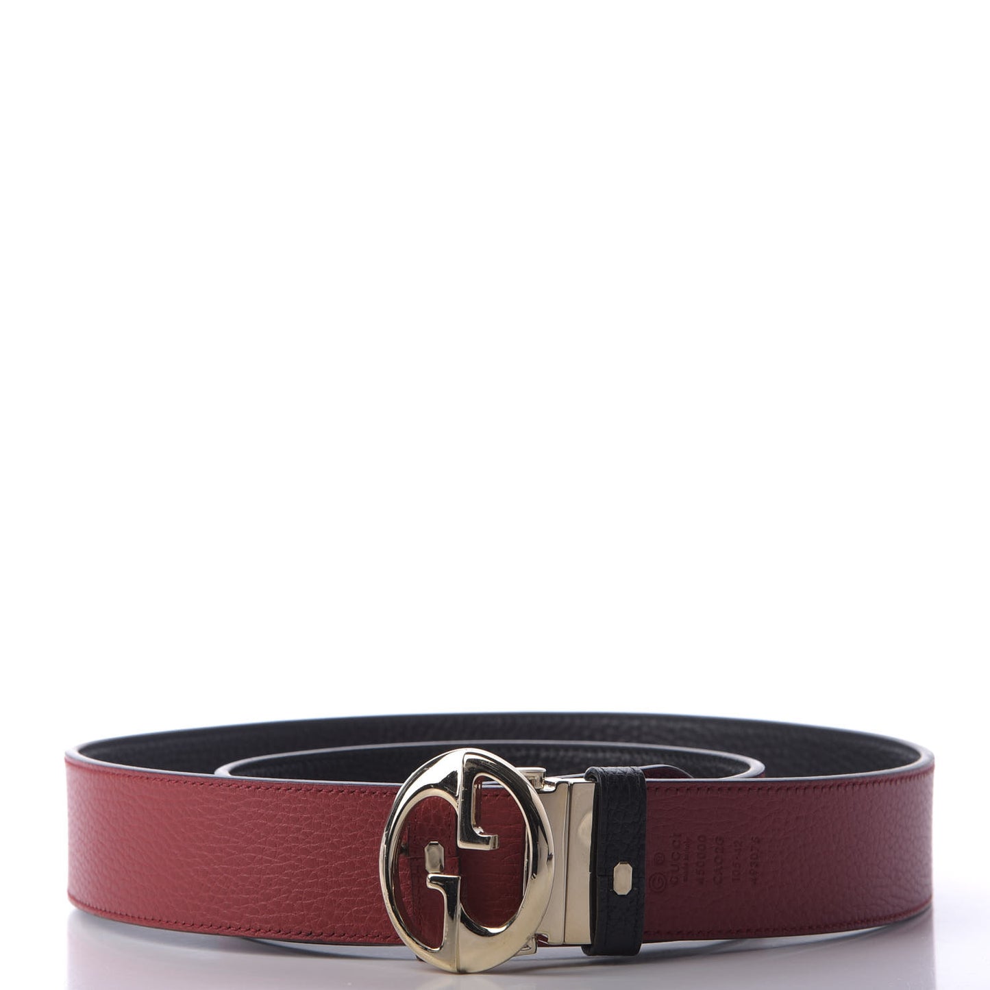 Calfskin 1973 Reversible Belt 105 42 Black Red