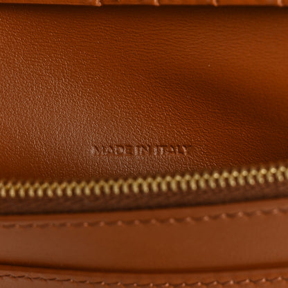 Celine Grained Calfskin Triomphe Medium Strap Nino Wallet Tan 7 of 10