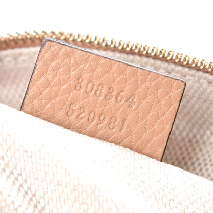 Gucci Pebbled Calfskin Small Soho Disco Bag Camelia 7 of 8