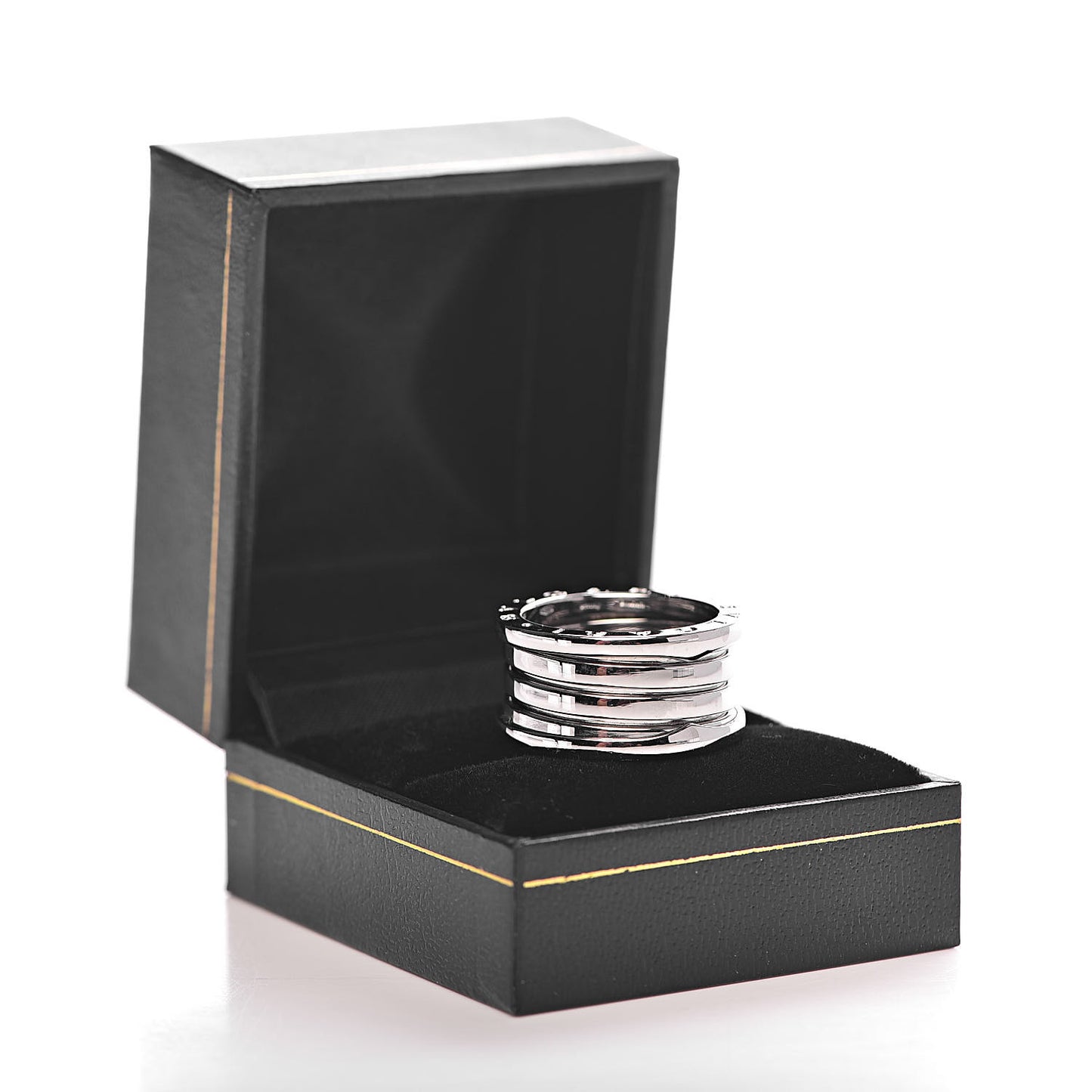 18K White Gold B.Zero1 Four-Band Ring 54 6.75