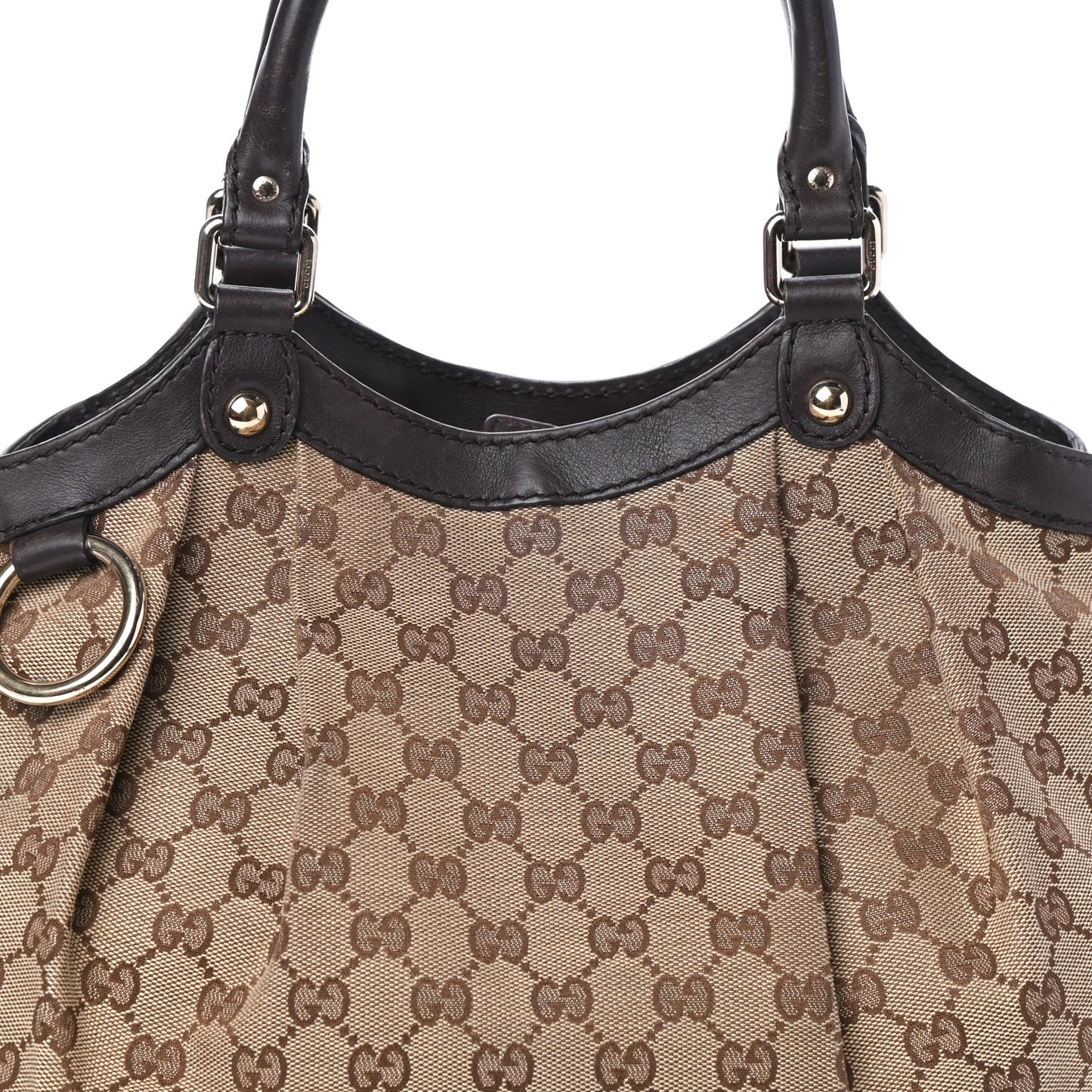 Monogram Medium Sukey Tote Dark Brown