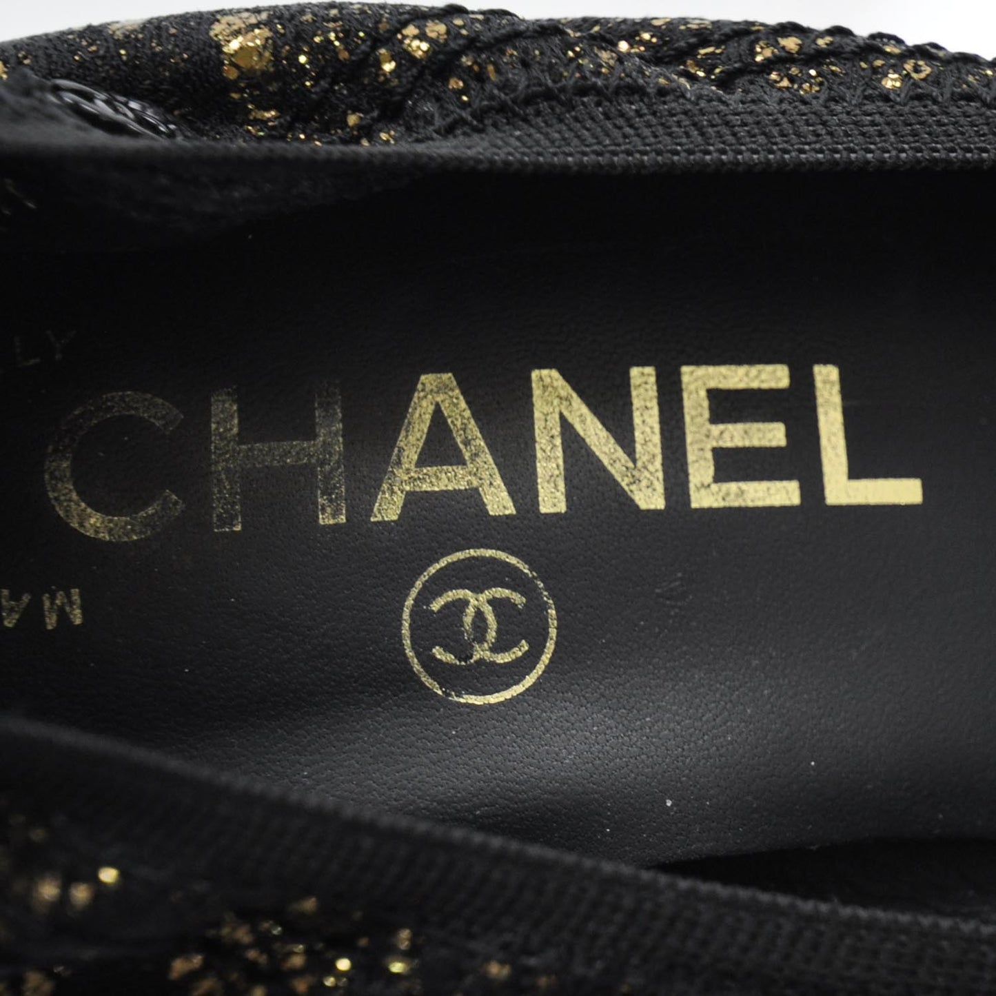 Snakeskin Embossed Cap Toe Lace Overlay Elastic Heels 38.5