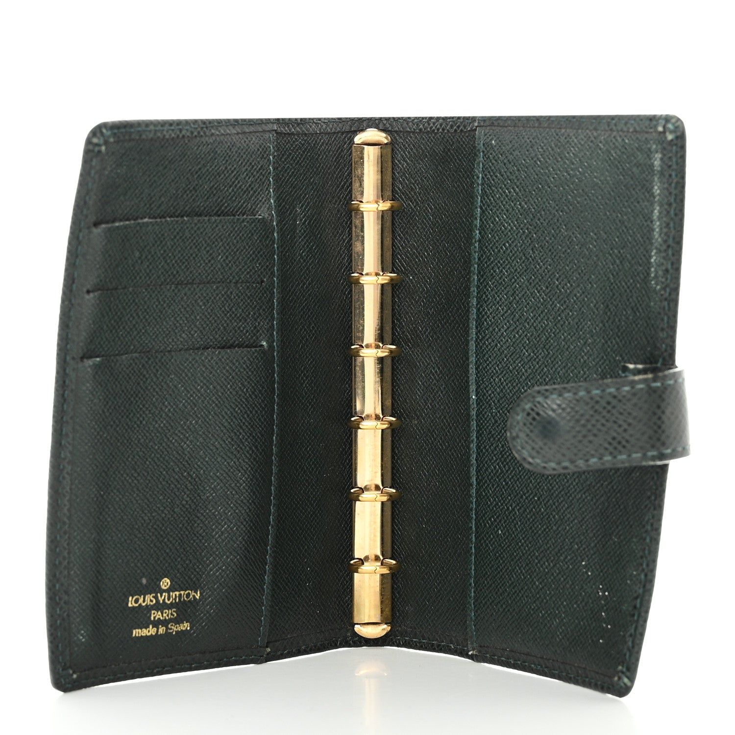Louis Vuitton Taiga Small Ring Agenda Cover Epicea 5 of 9