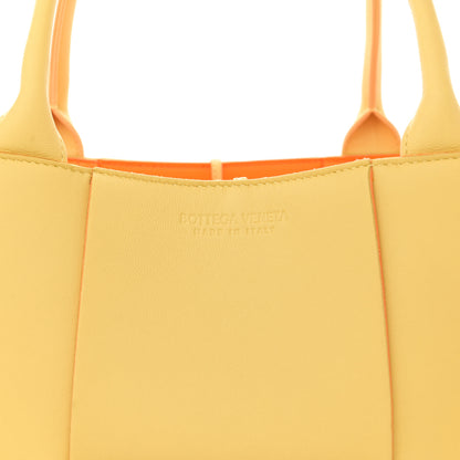 Bottega Veneta Nappa Maxi Intrecciato Medium Arco Tote Butter Tangerine Gold 8 of 14