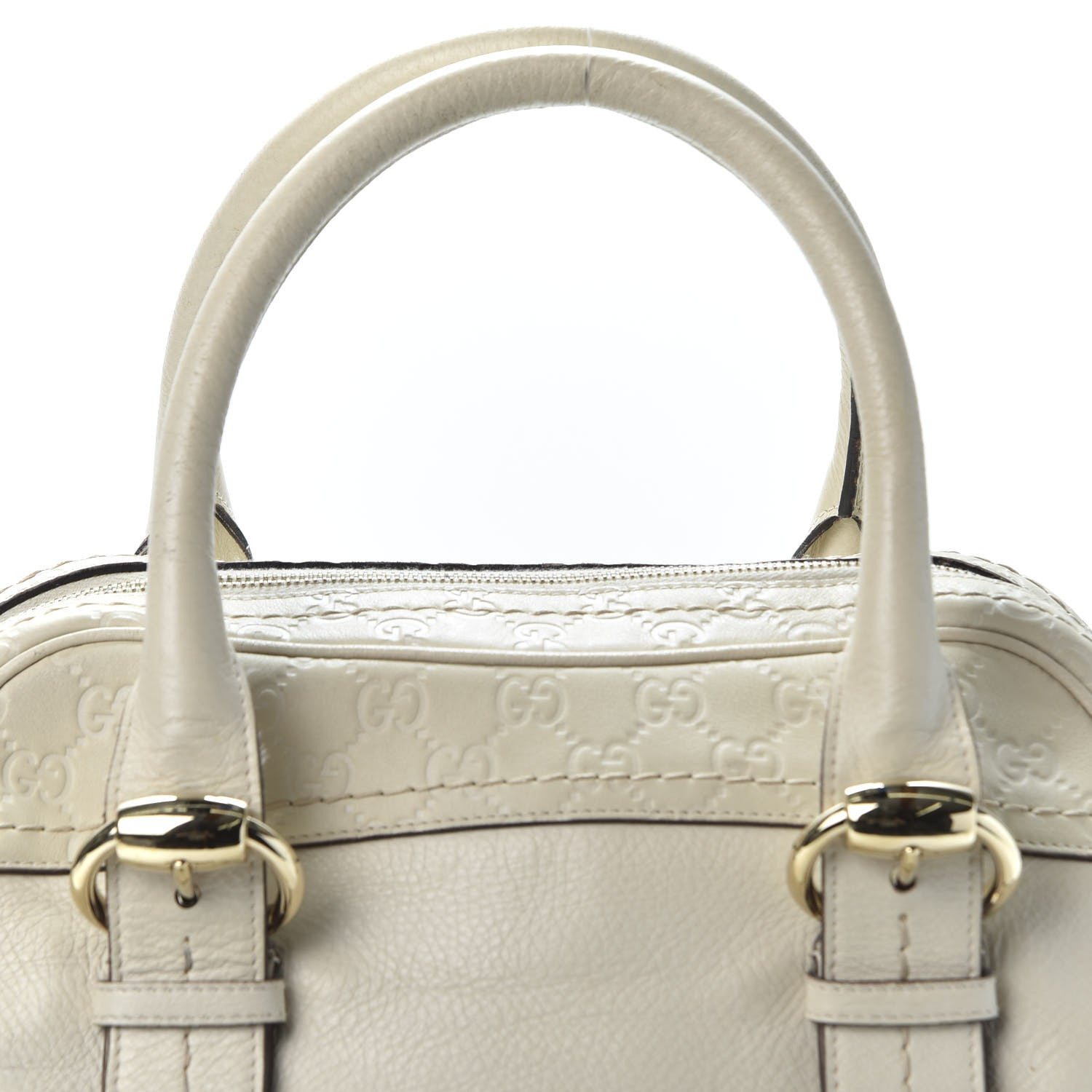 Gucci Guccissima Signoria Large Dome Bag Off White 11 of 11