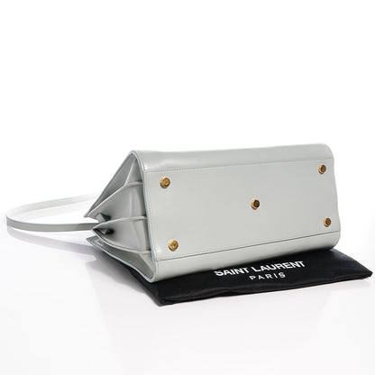 Saint Laurent Grained Calfskin Small Sac De Jour Powder Blue 4 of 8
