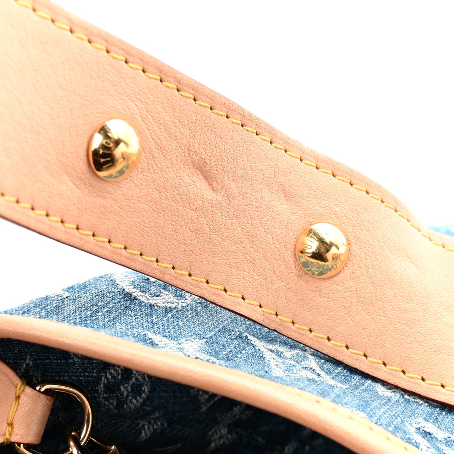 Monogram Denim CarryAll MM Blue