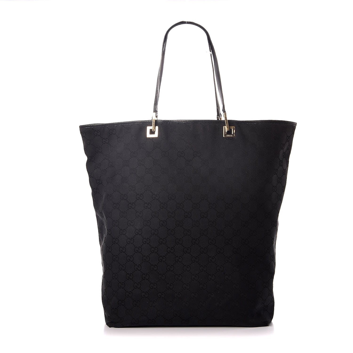 Gucci Monogram Large Tote Black 1 of 12
