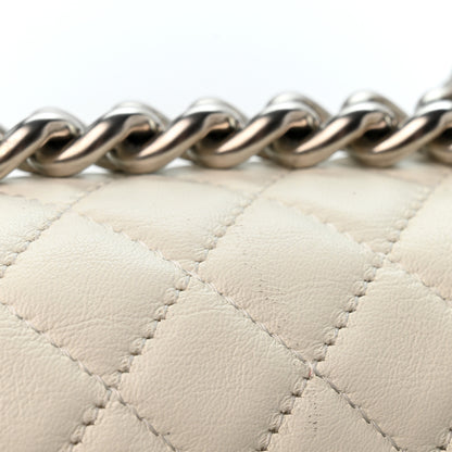 Chanel Lambskin Quilted Medium Boy Flap White 11 of 11