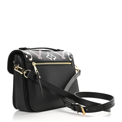 Louis Vuitton Empreinte Monogram Giant Broderies Pochette Metis Black 3 of 8