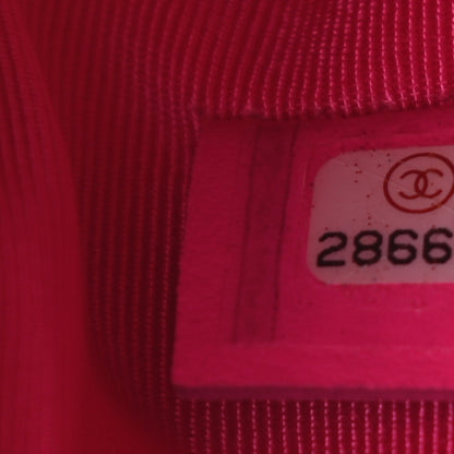 Chanel Goatskin Quilted Medium 2.55 Reissue Cosmetic Case Fluorescent Pink 7 of 8