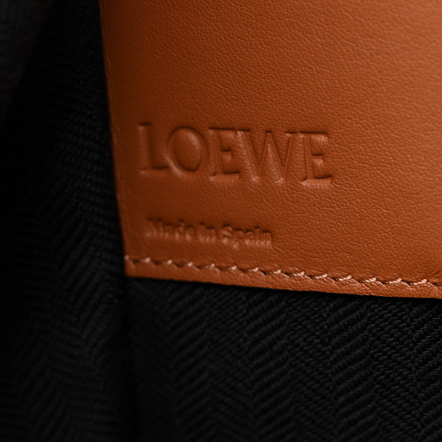Loewe Calfskin Small Hammock Shoulder Bag Tan 6 of 10