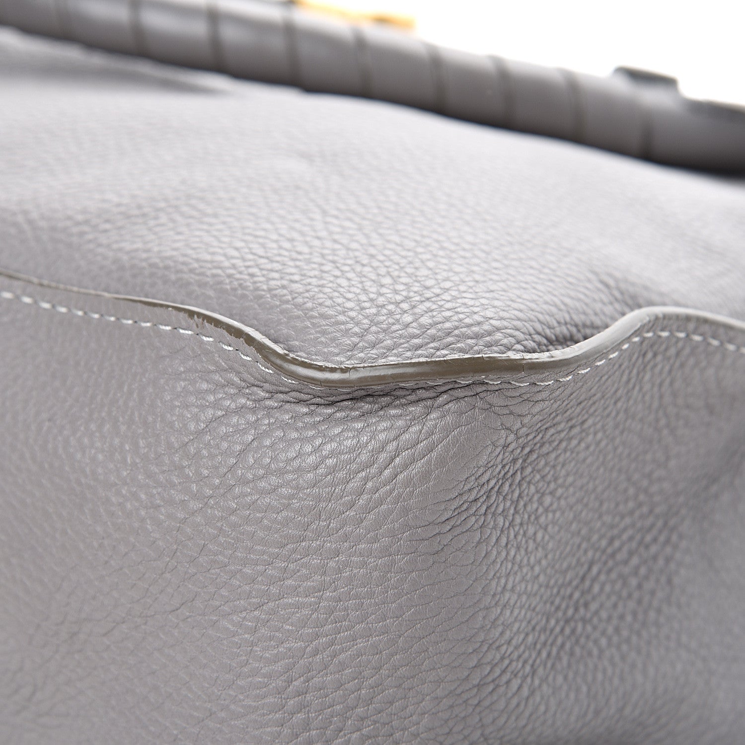 Chloe Calfskin Large Marcie Satchel Cashmere Grey 11 of 16