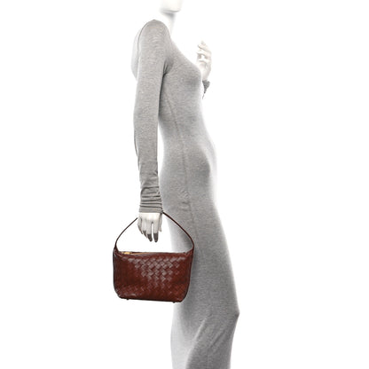 Bottega Veneta Calfskin Nappa Intrecciato Mini Wallace Sapele 2 of 11