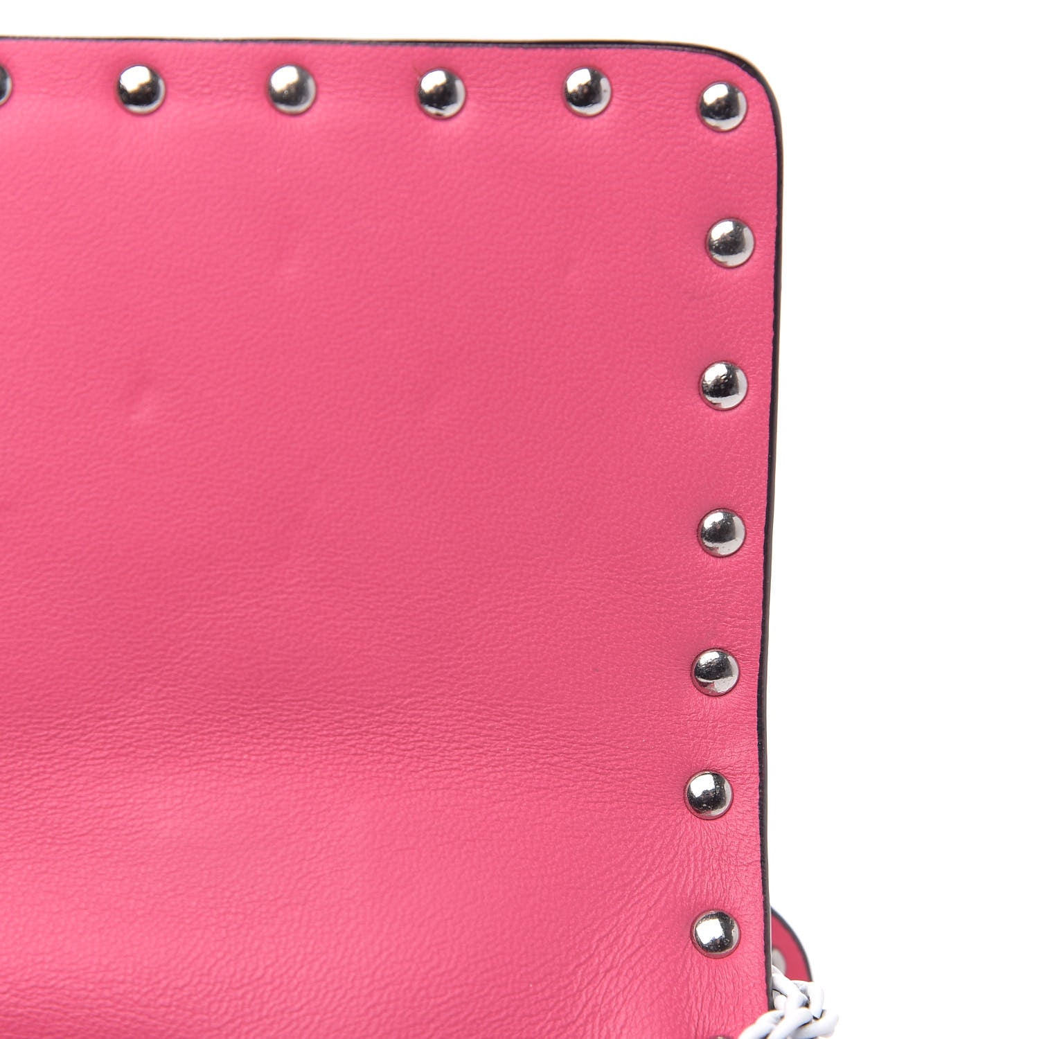 Valentino Garavani Lambskin Medium Free Rockstud Spike Shoulder Bag Shadow Pink 11 of 13