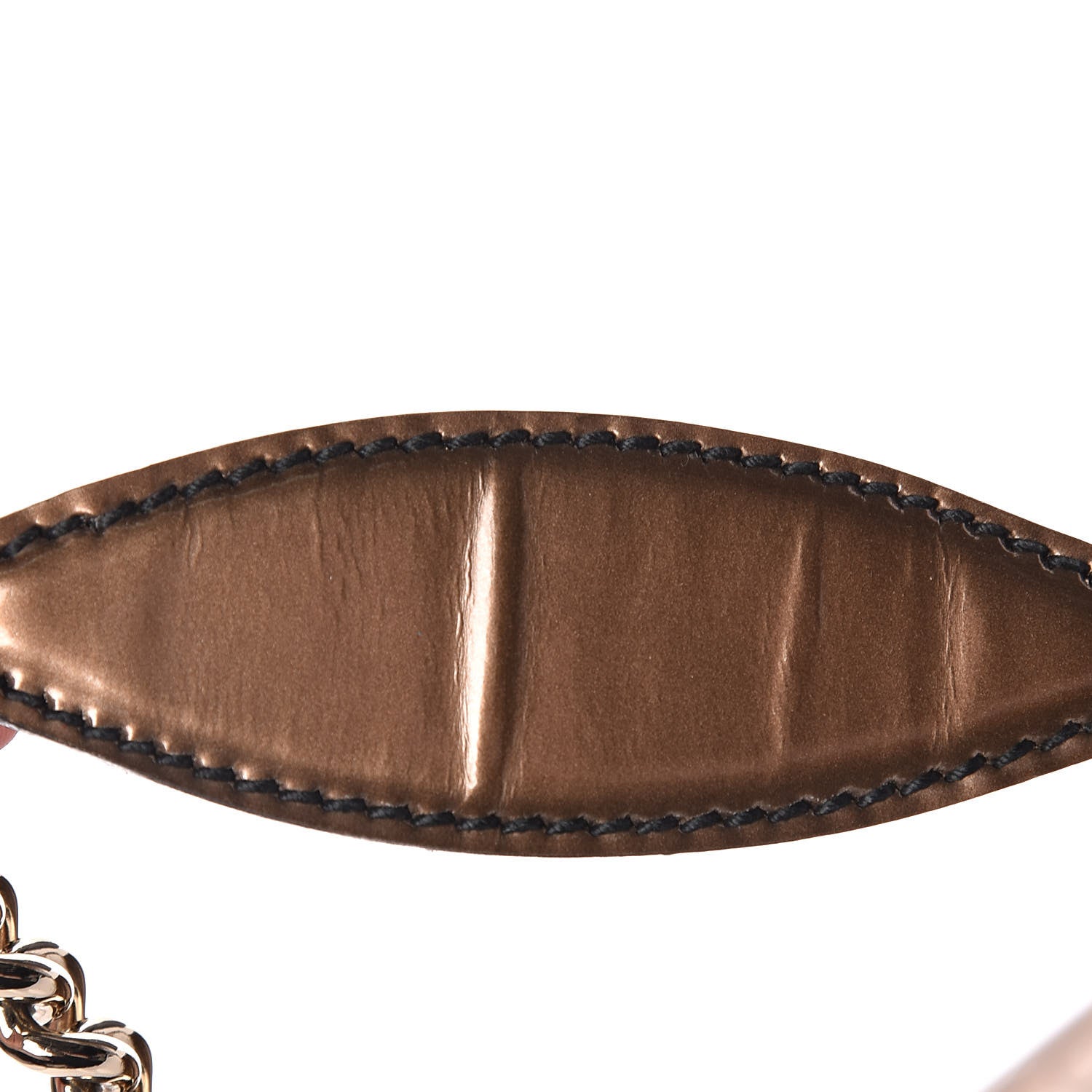 Gucci Shine Guccissima Medium Emily Chain Shoulder Bag Acero 9 of 15