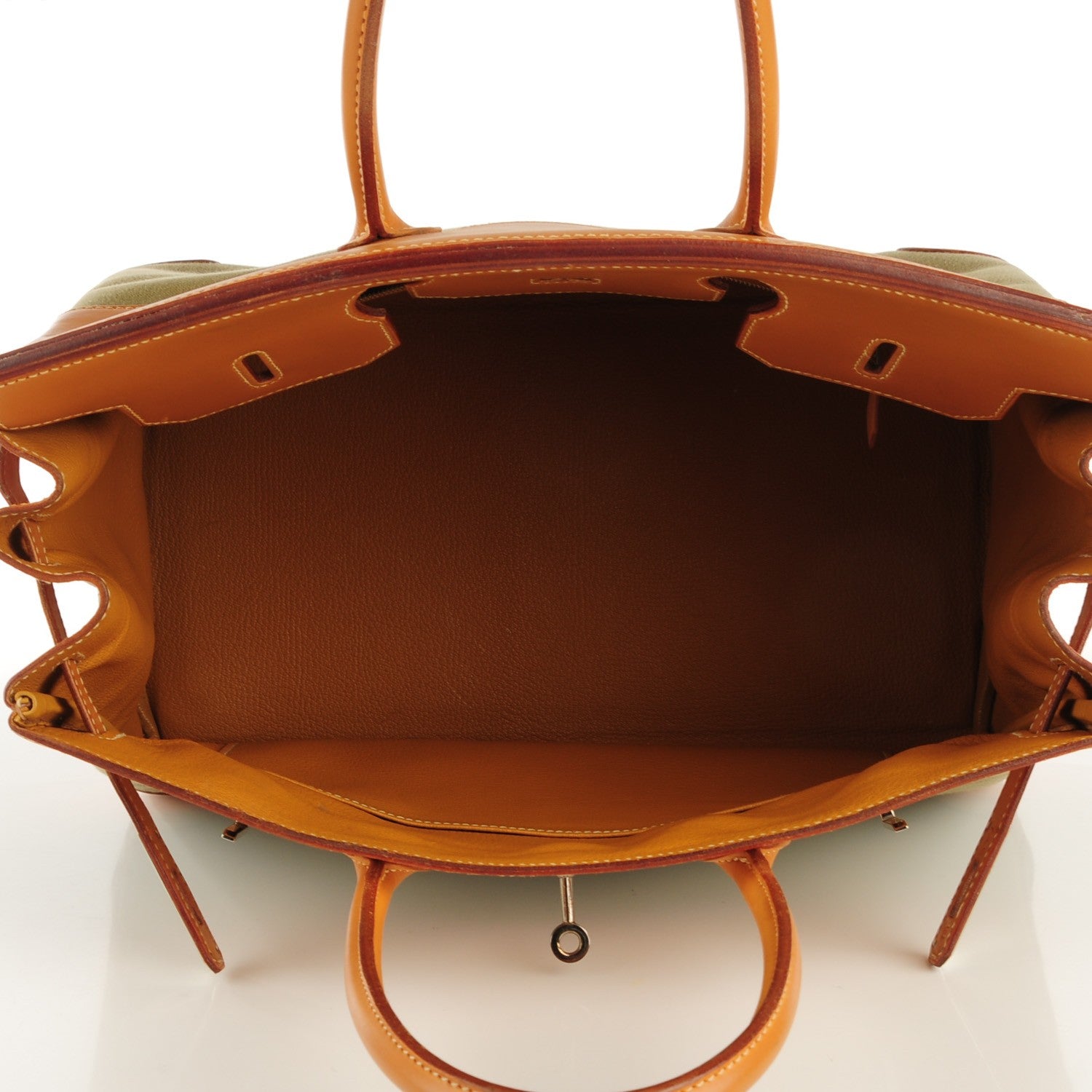 Hermes Toile Natural Barenia Birkin 35 17 of 18