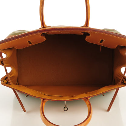 Hermes Toile Natural Barenia Birkin 35 17 of 18