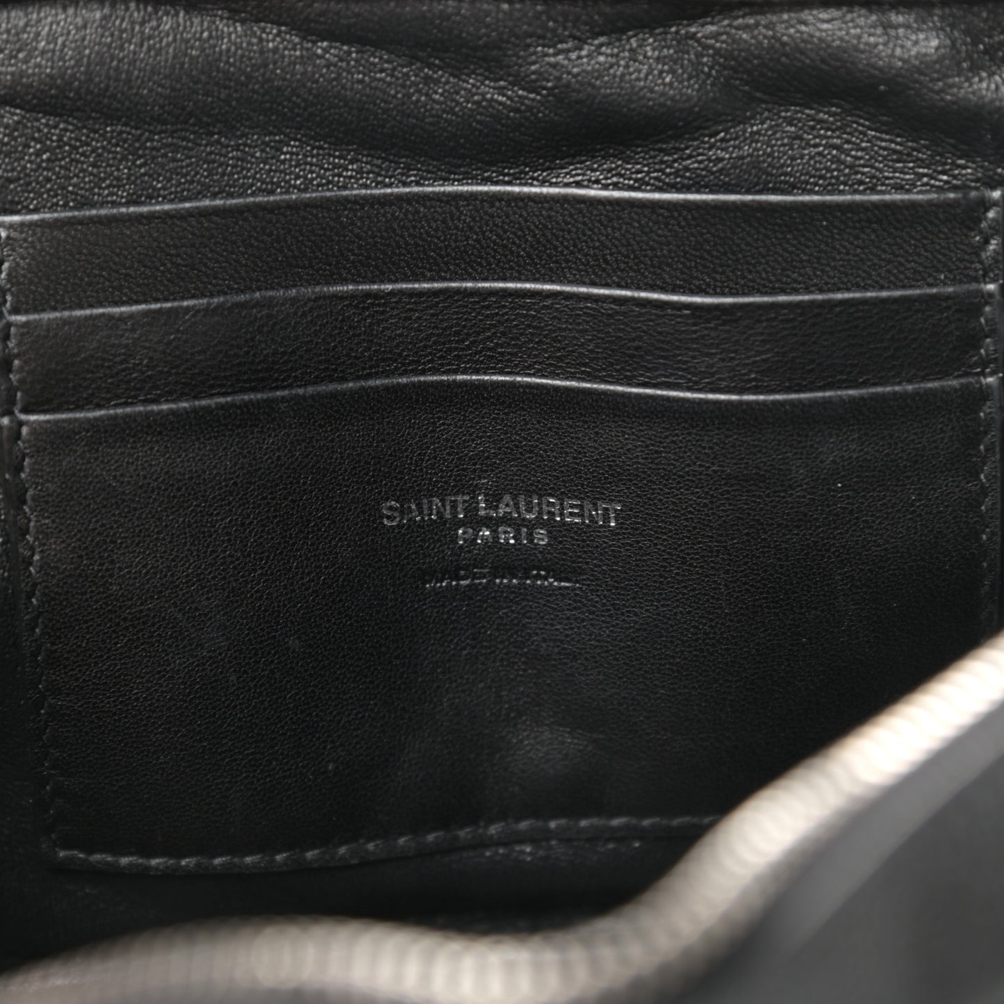 Grain De Poudre Matelasse Monogram Mini Lou Camera Bag Black