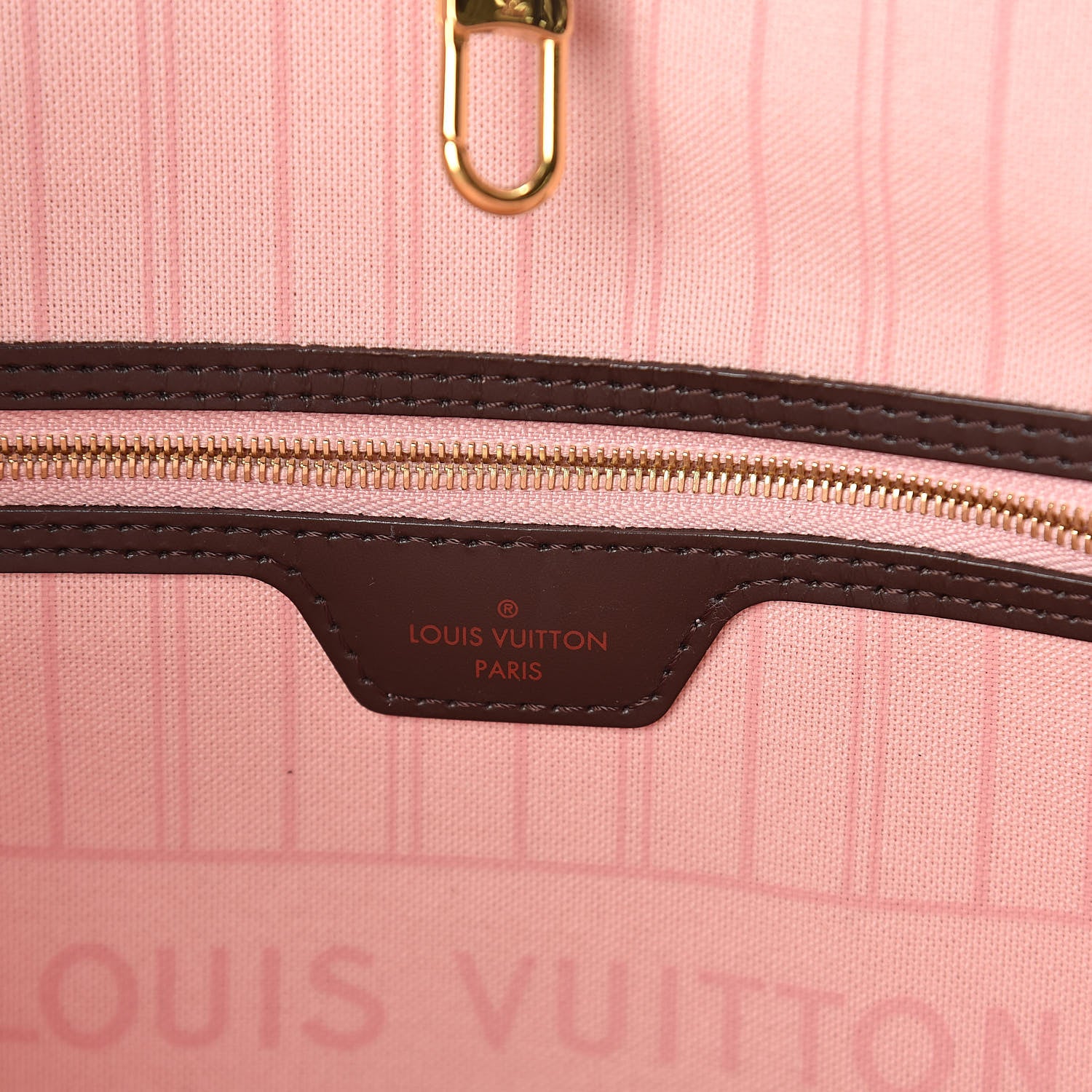 Louis Vuitton Damier Ebene Neo Neverfull MM Rose Ballerine 6 of 10