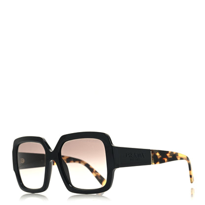 Prada Oversized Monochrome Sunglasses SPR 21X Black Tortoise 1 of 7