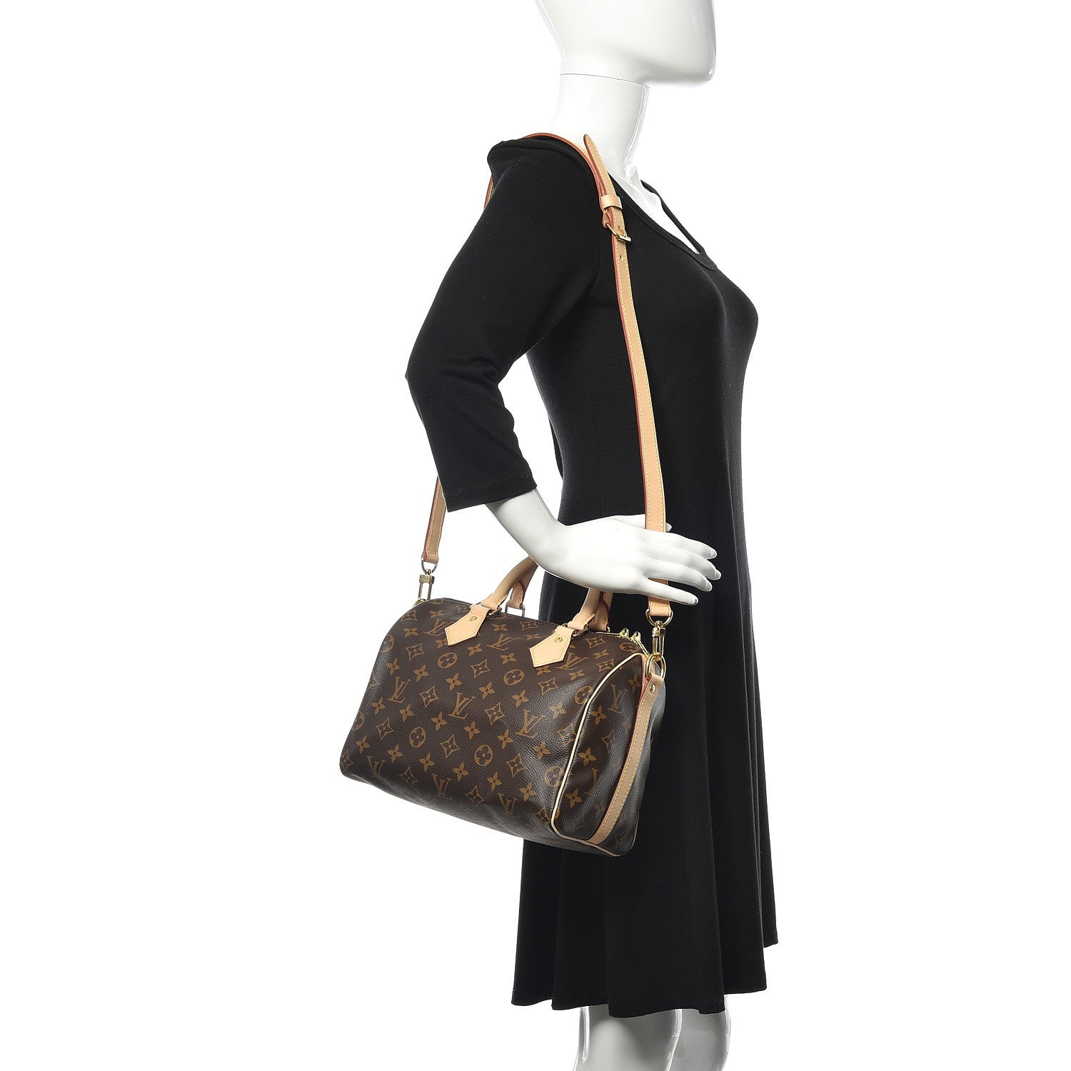 Louis Vuitton Monogram Speedy Bandouliere 25 2 of 9