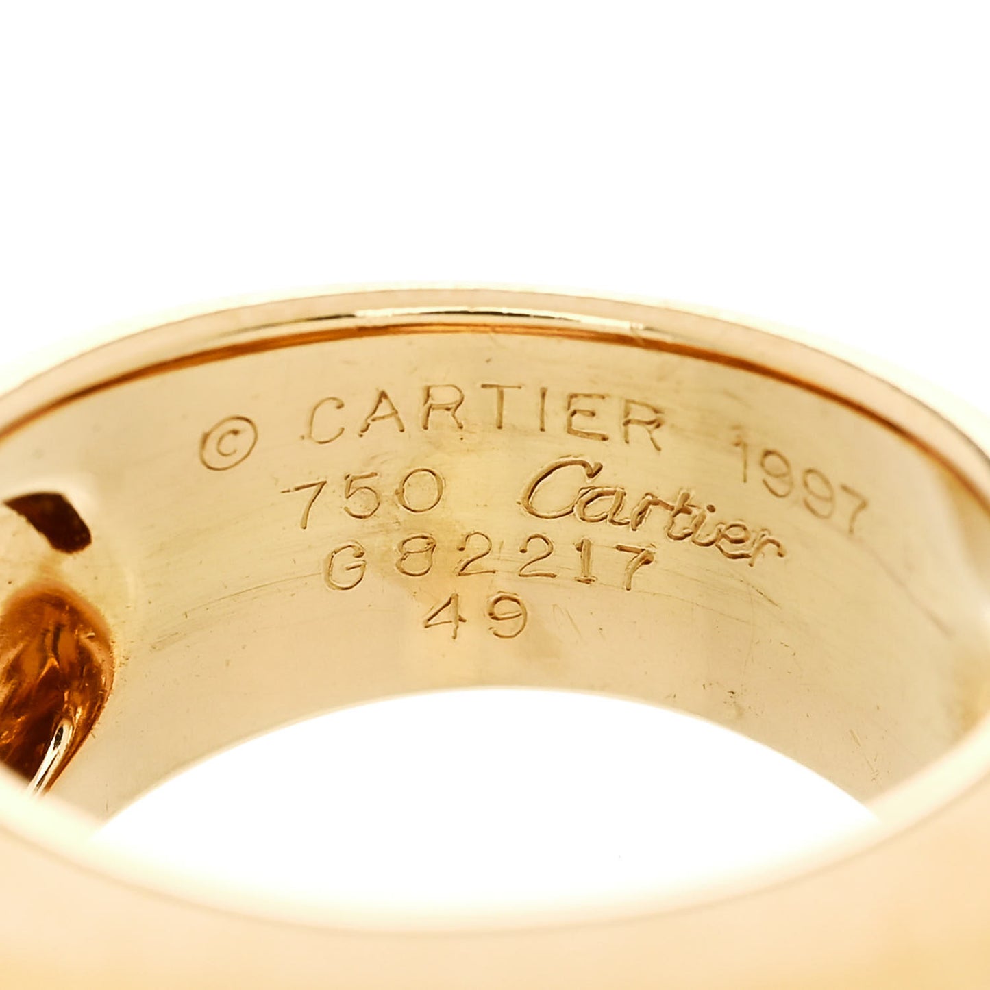 18K Yellow Gold Nouvelle Vague Dome Ring 49 5