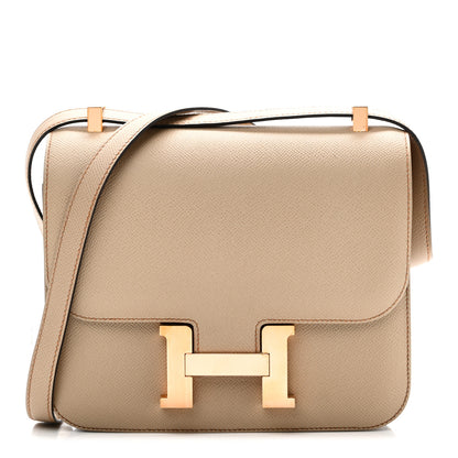 Hermes Epsom Horseshoe Constance 24 Trench Gold 1 of 11
